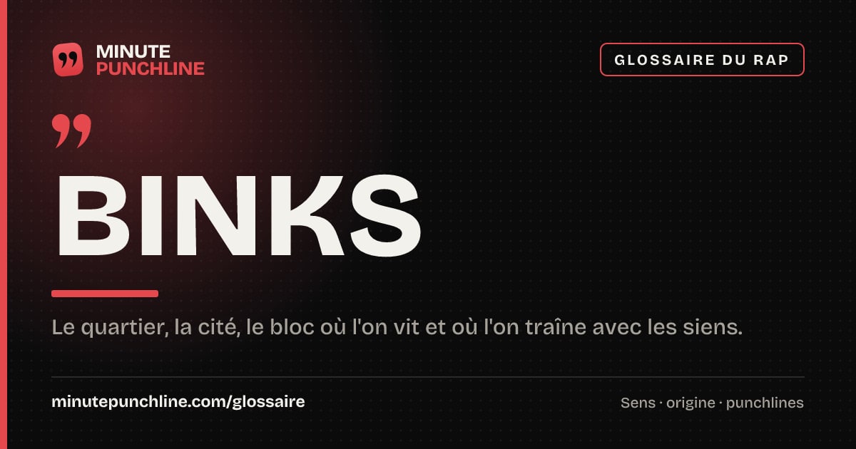 Binks - signification et origine