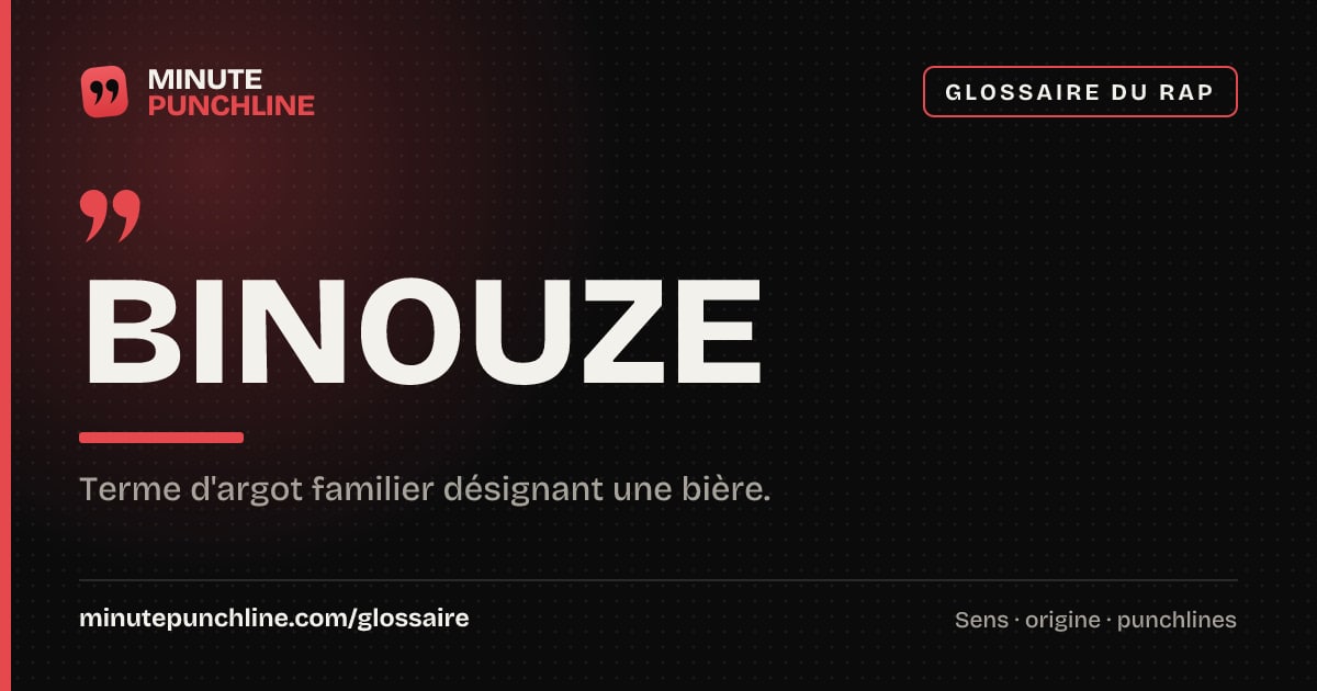 Binouze - signification et origine