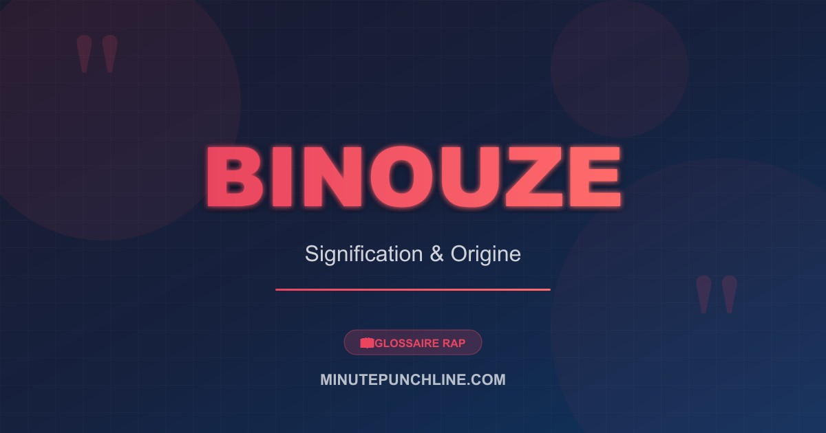 Binouze - signification et origine