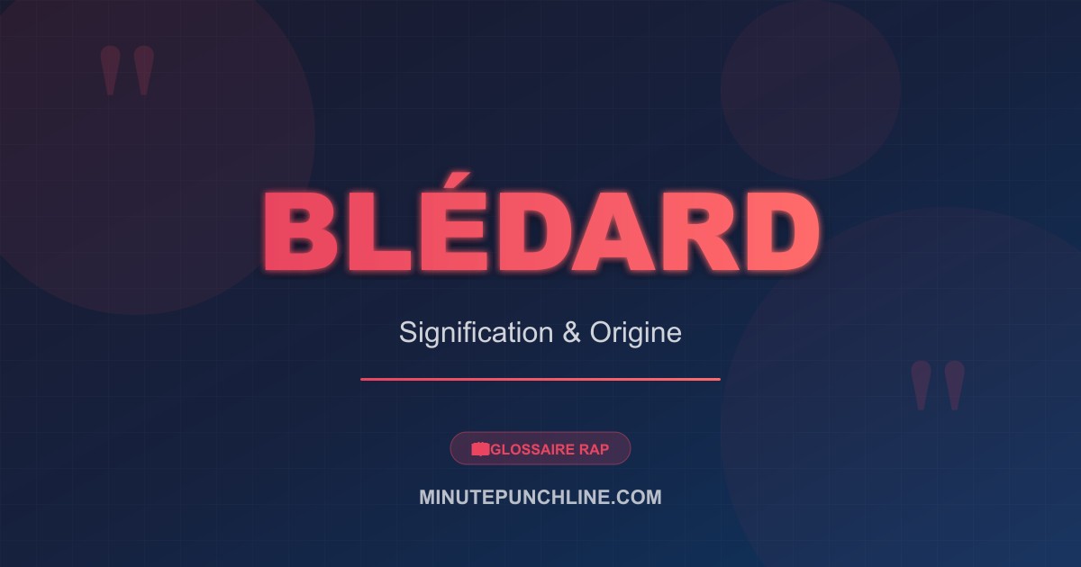 Blédard - signification et origine