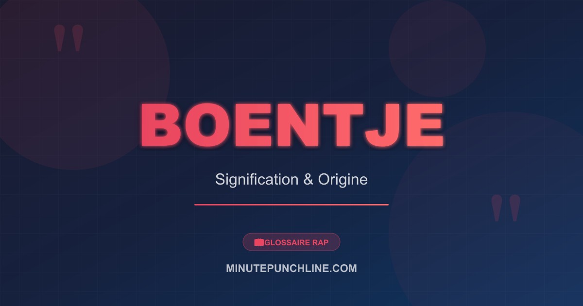 Boentje - signification et origine