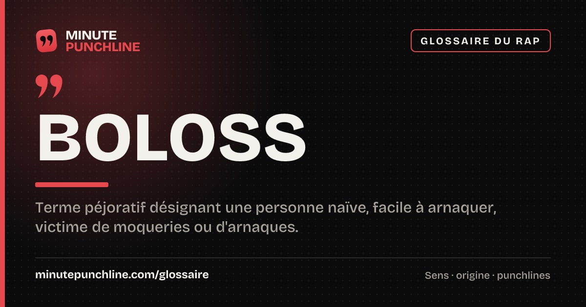 Boloss - signification et origine