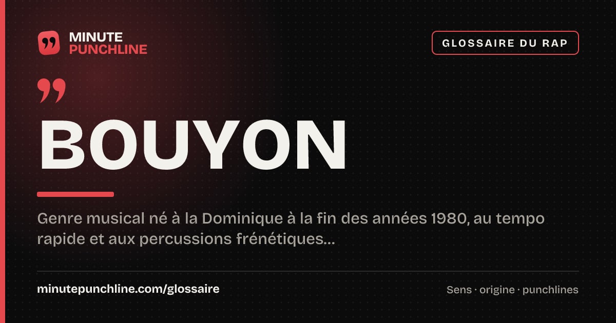 Bouyon - signification et origine