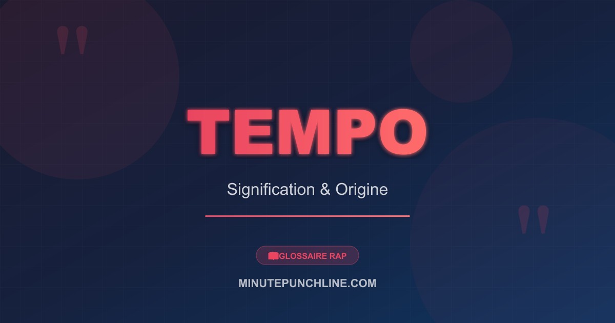 Tempo - signification et origine