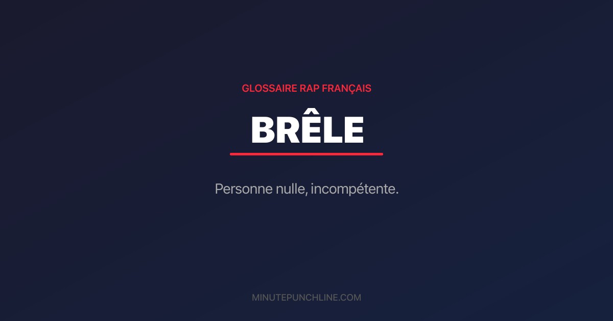 brêle - signification et origine