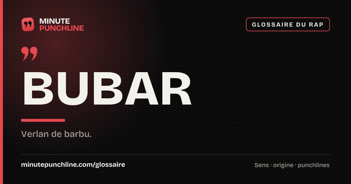 Bubar - signification et origine
