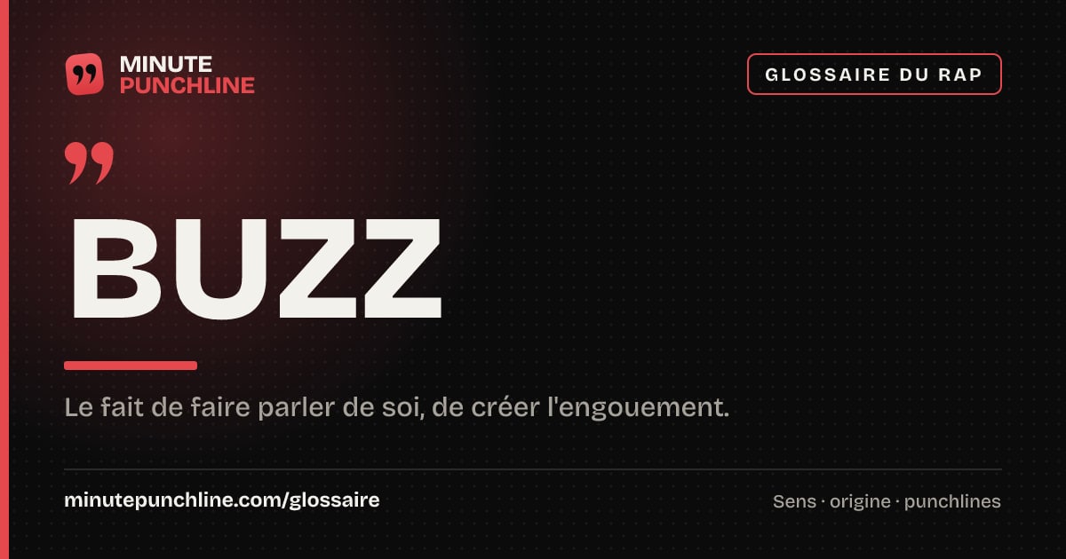 Buzz - signification et origine