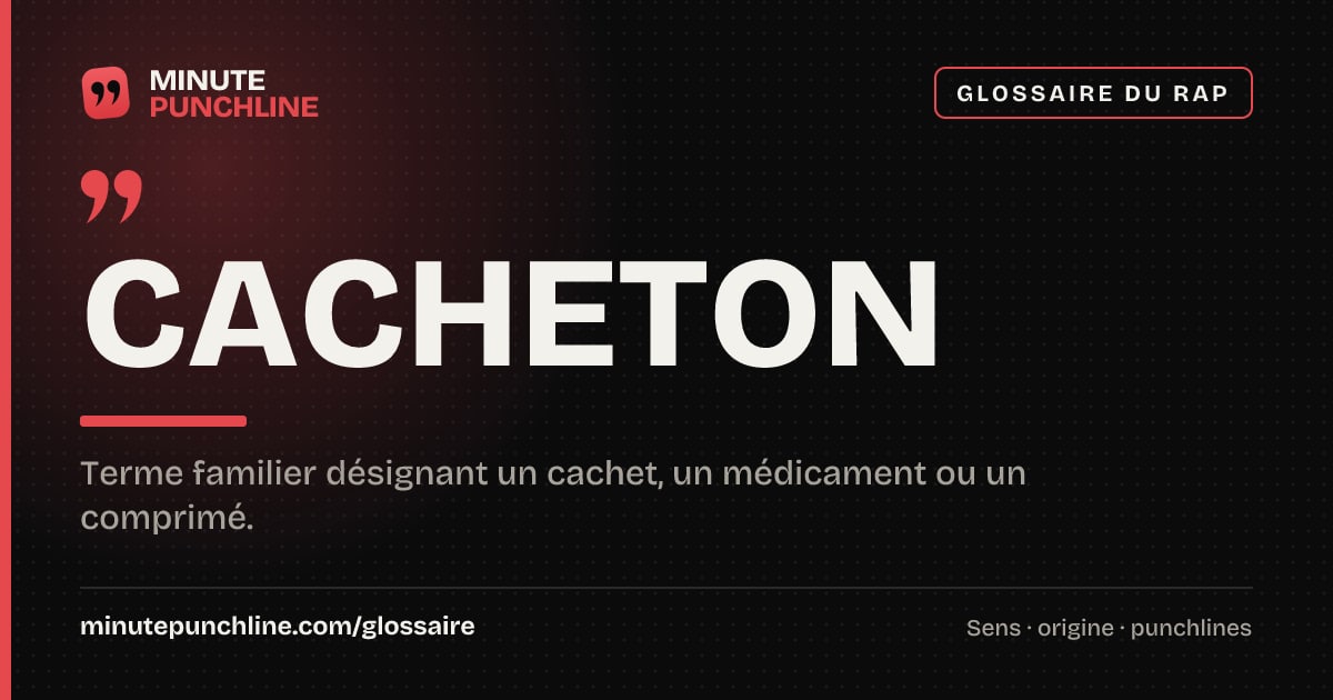 Cacheton - signification et origine