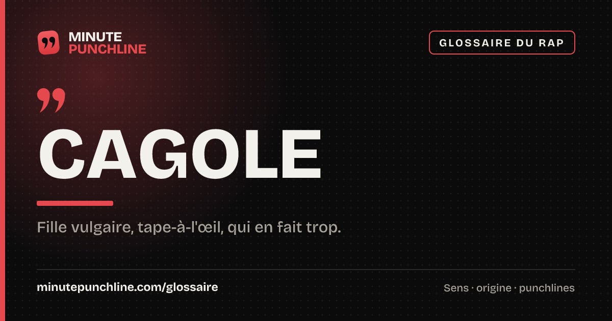 Cagole - signification et origine