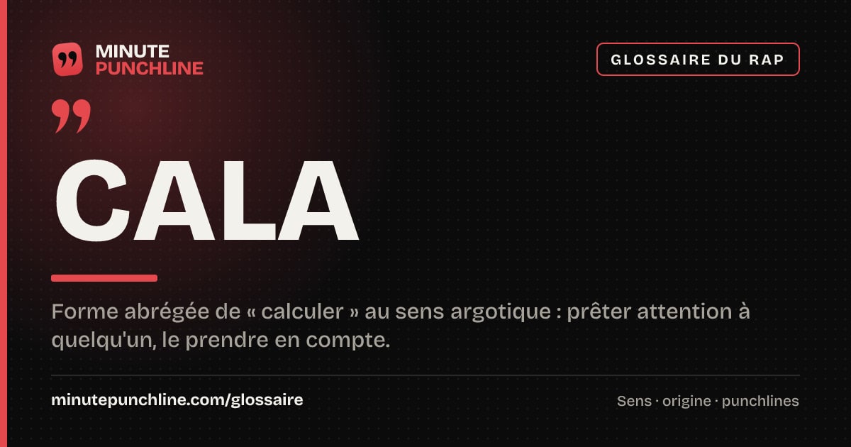 Cala - signification et origine