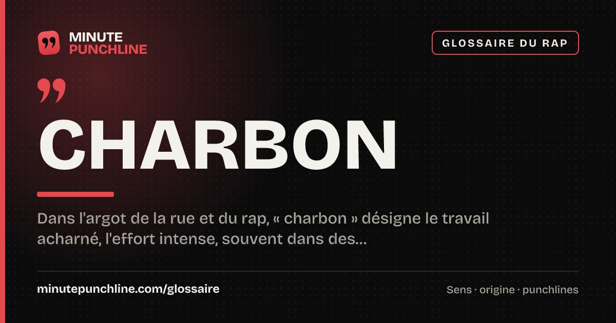 Charbon - signification et origine