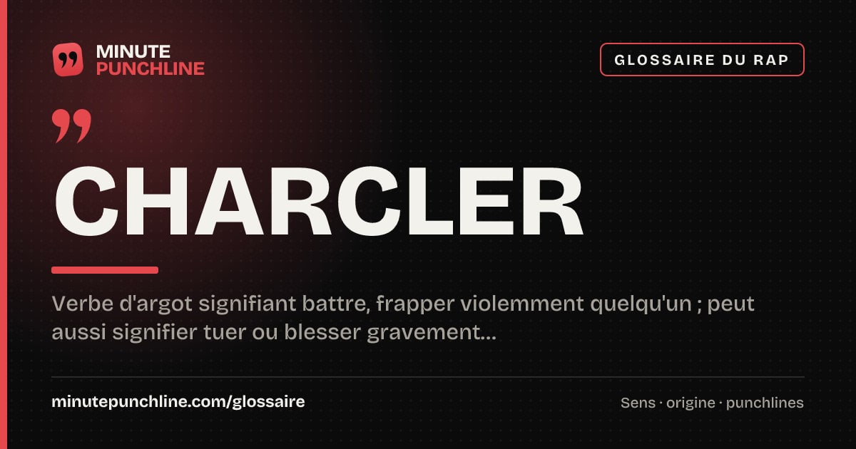 Charcler - signification et origine