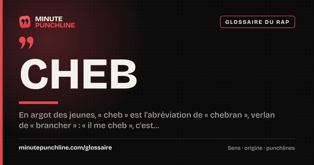 Cheb - signification et origine