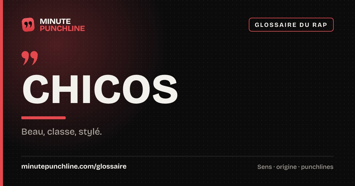 chicos - signification et origine