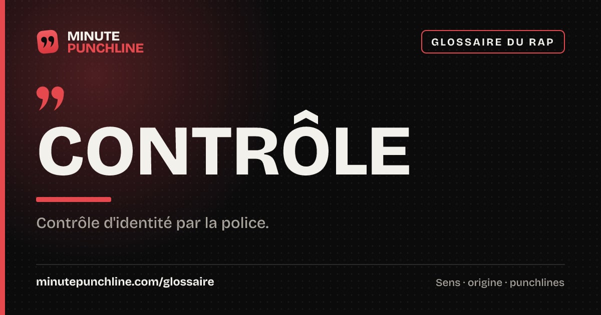 Contrôle - signification et origine