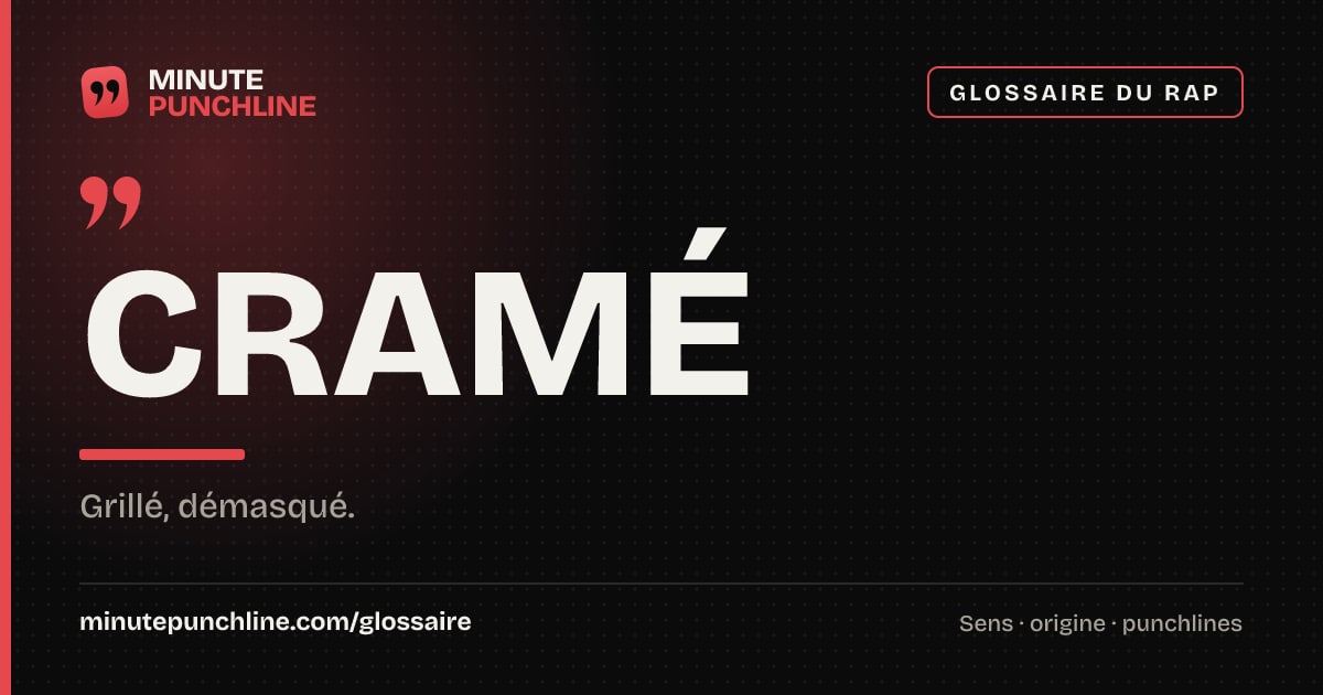 Cramé - signification et origine