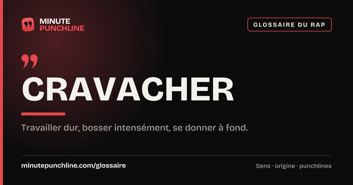 cravacher - signification et origine