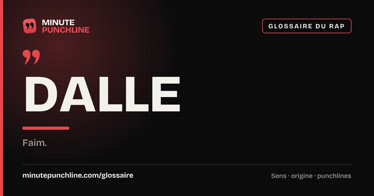 Dalle - signification et origine