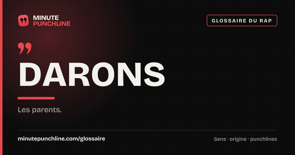 darons - signification et origine