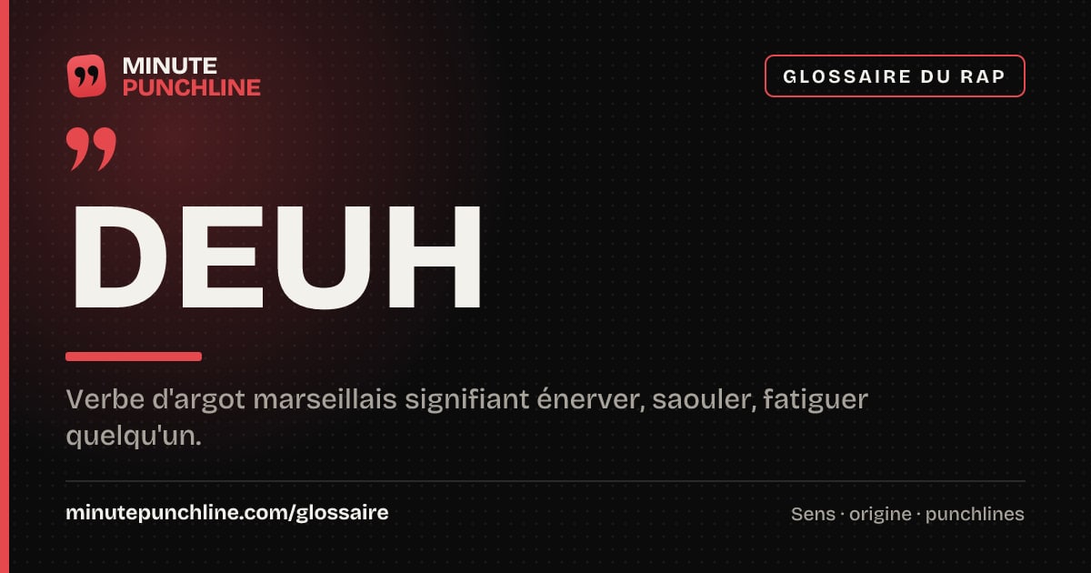 Deuh - signification et origine