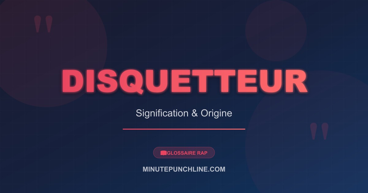 Disquetteur - signification et origine