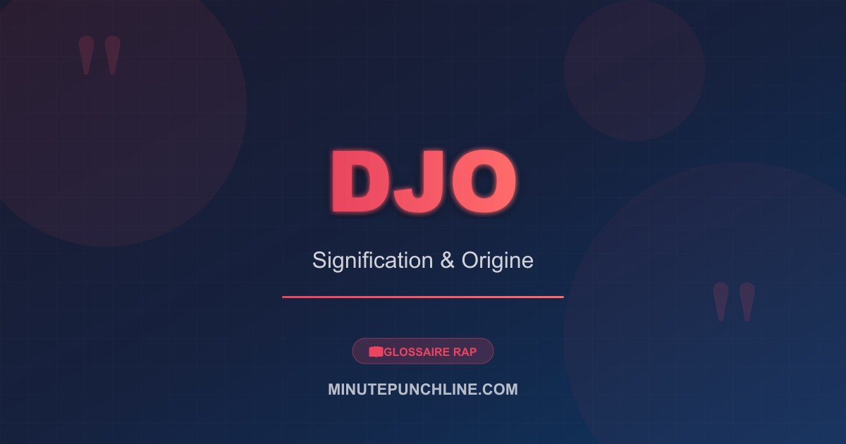 Djo - signification et origine