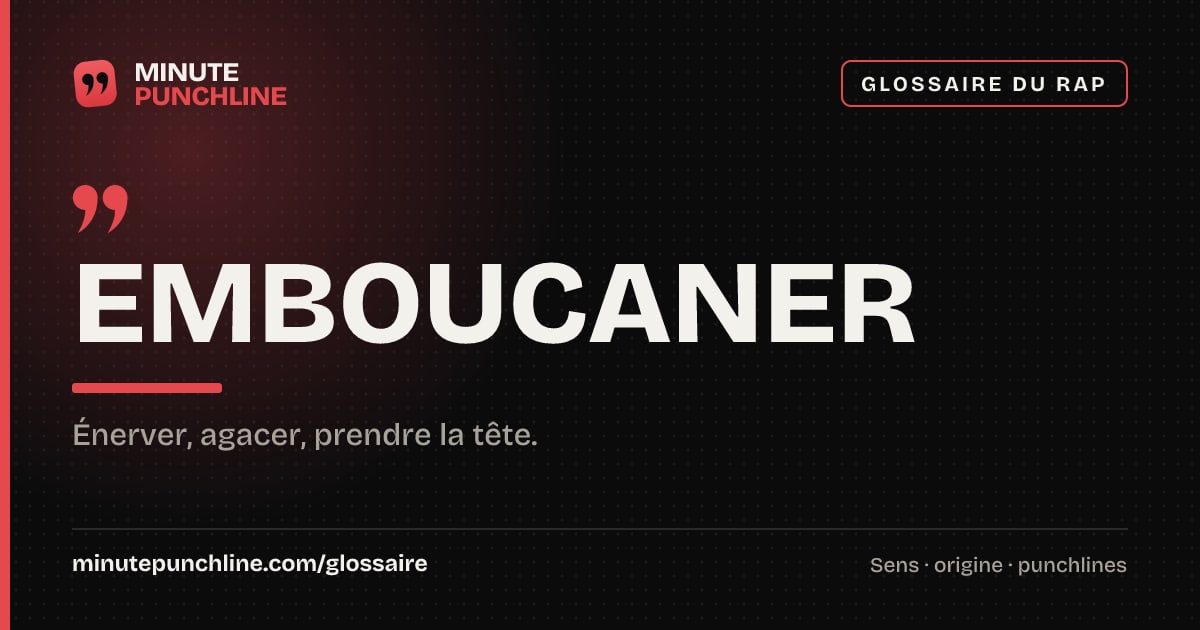 Emboucaner - signification et origine