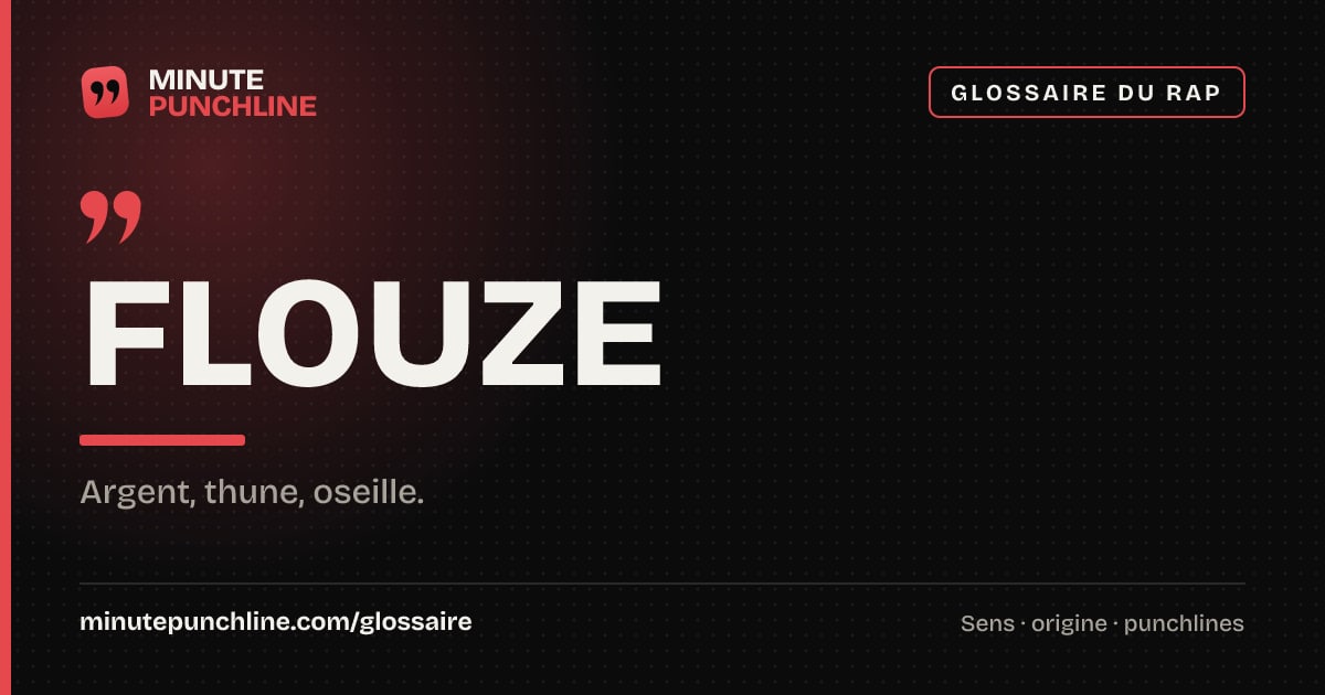 Flouze - signification et origine