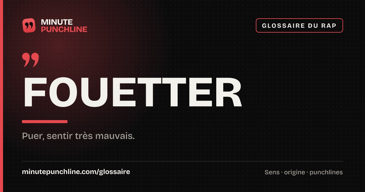 fouetter - signification et origine