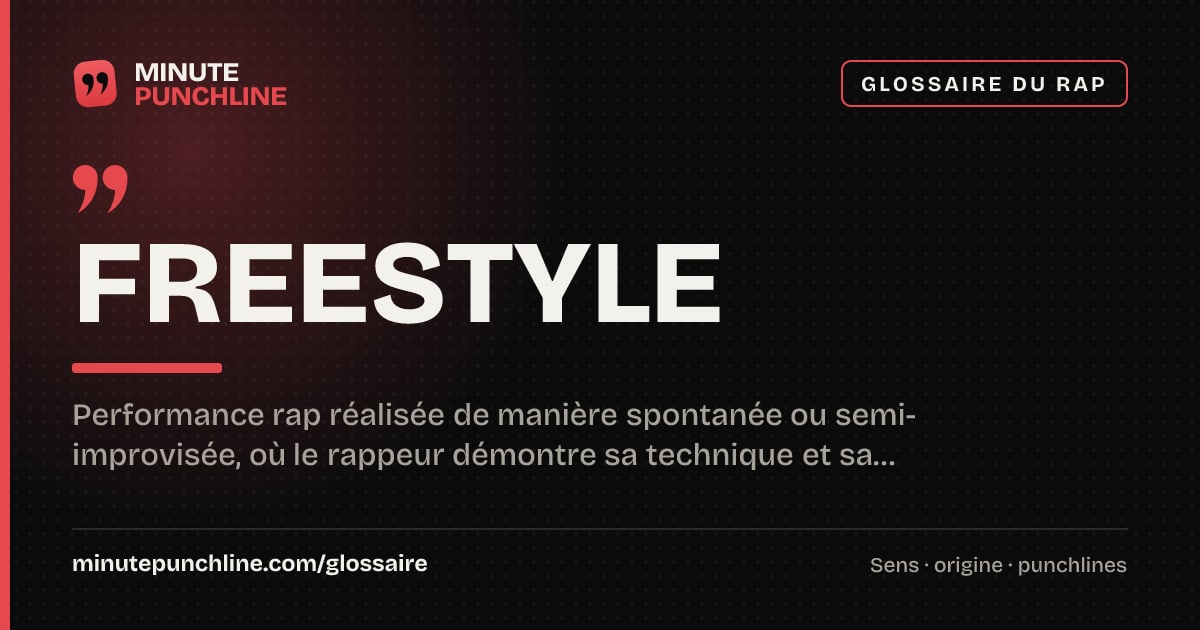 Freestyle - signification et origine