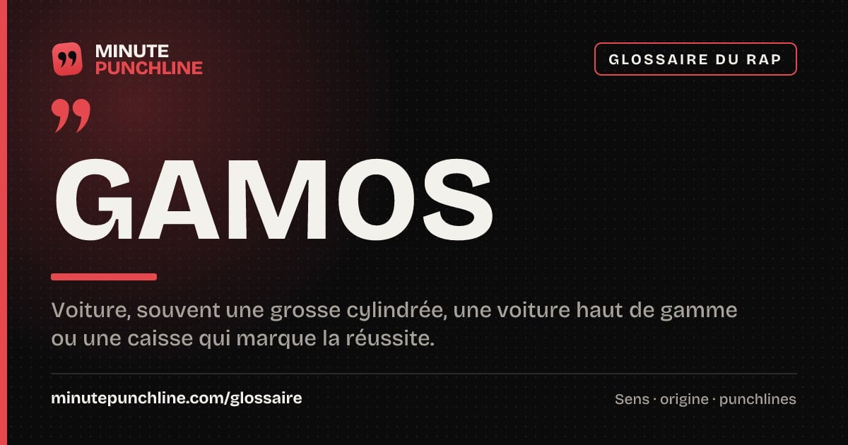 Gamos - signification et origine