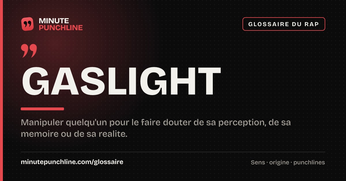 Gaslight - signification et origine
