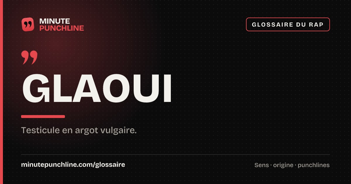 Glaoui - signification et origine
