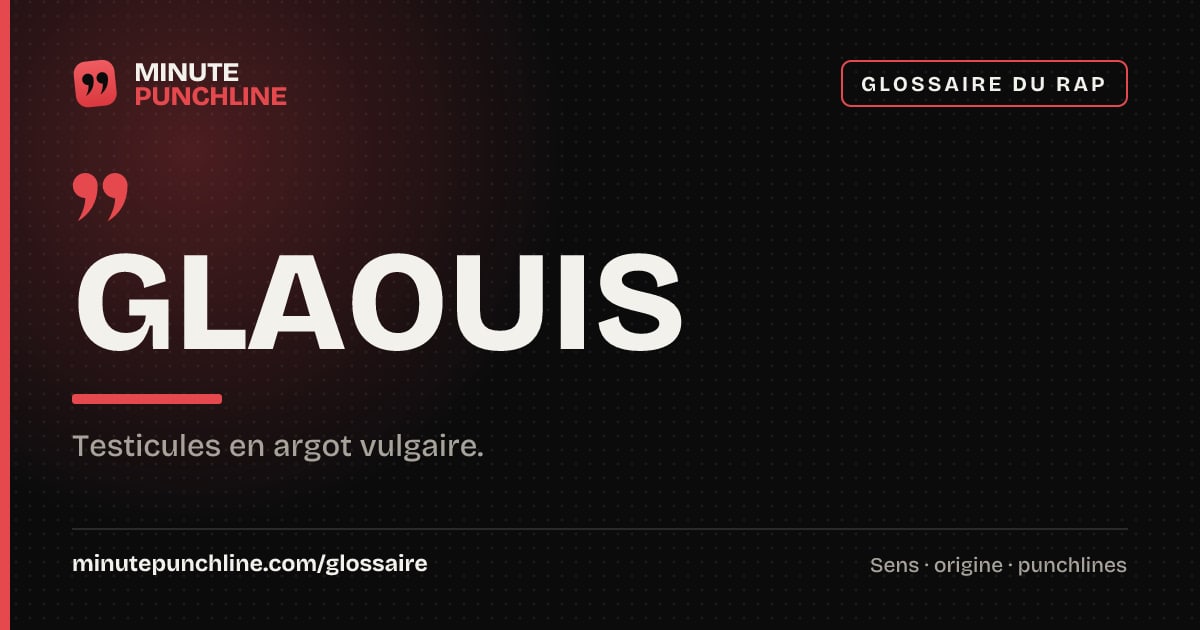 Glaouis - signification et origine