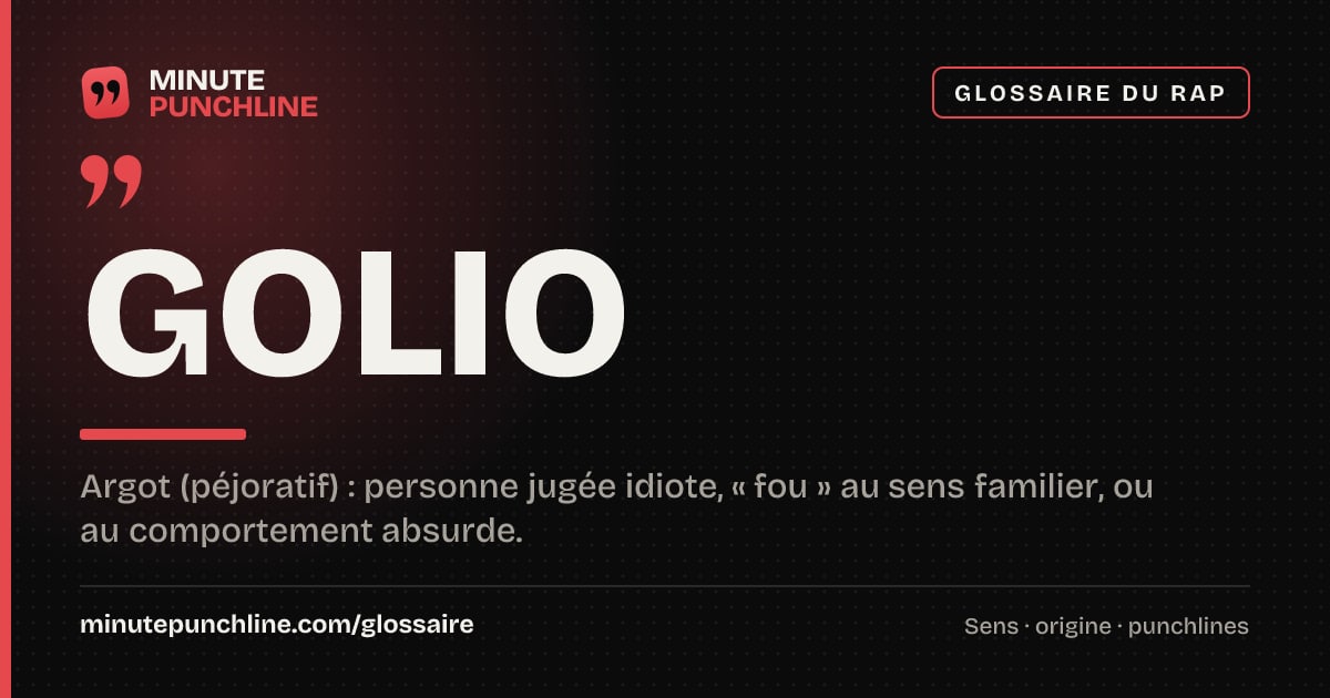 Golio - signification et origine