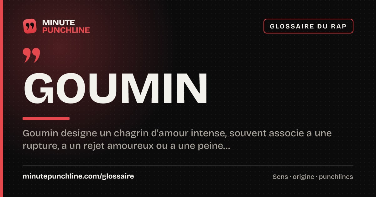 Goumin - signification et origine