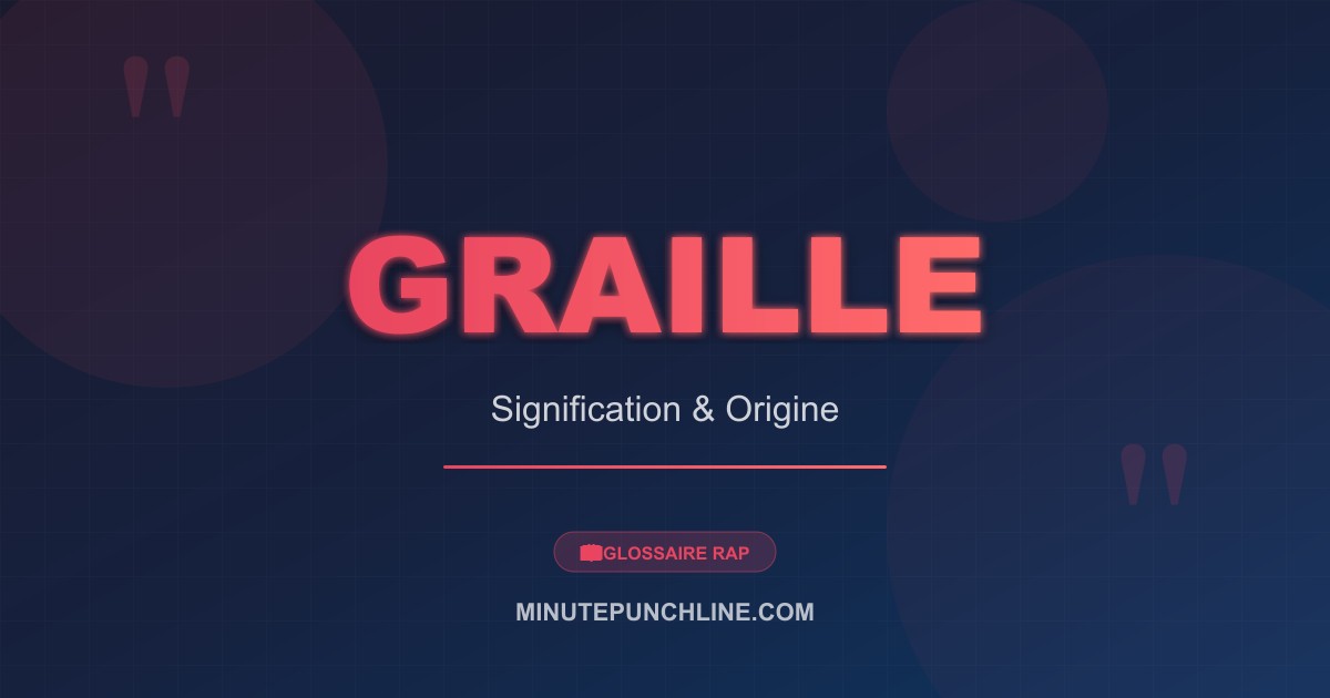 Graille - signification et origine