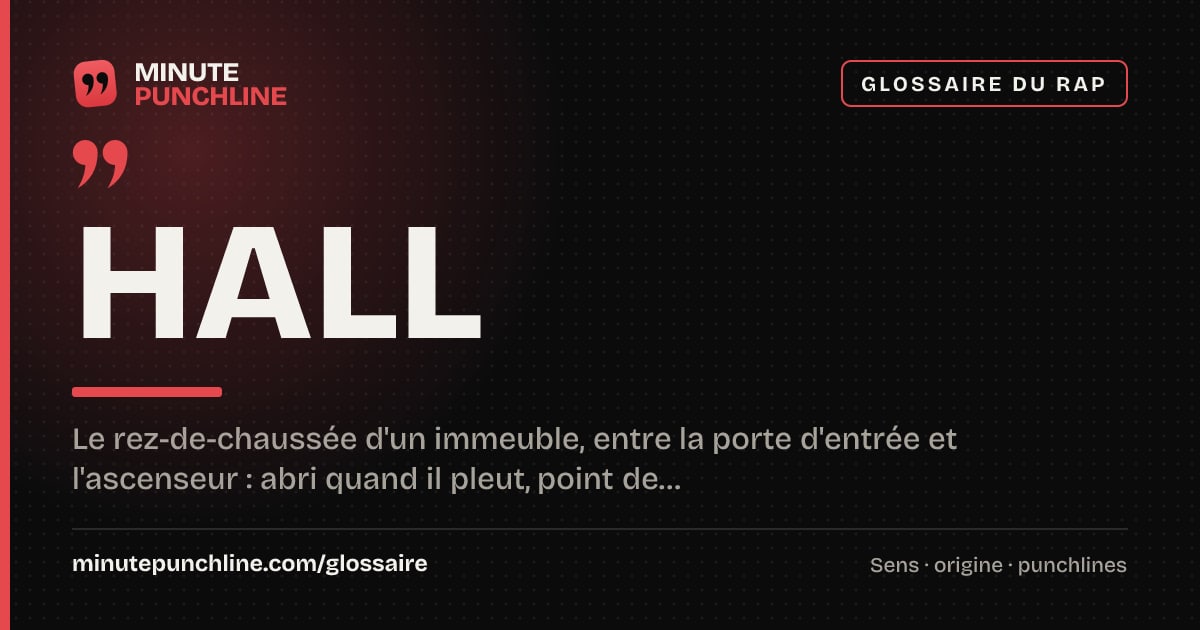 Hall - signification et origine