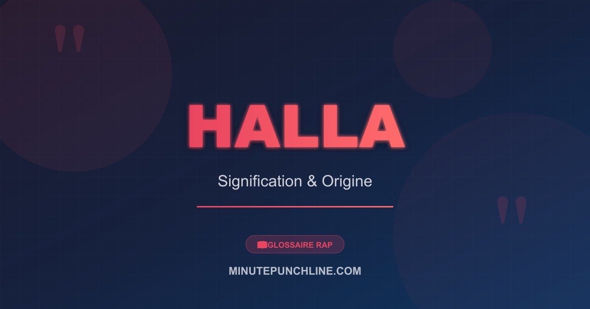 Halla - signification et origine