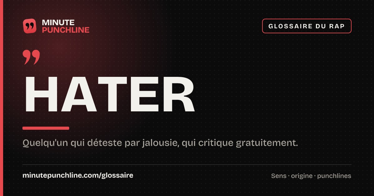 Hater - signification et origine