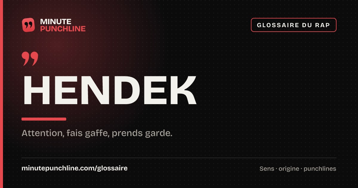 Hendek - signification et origine