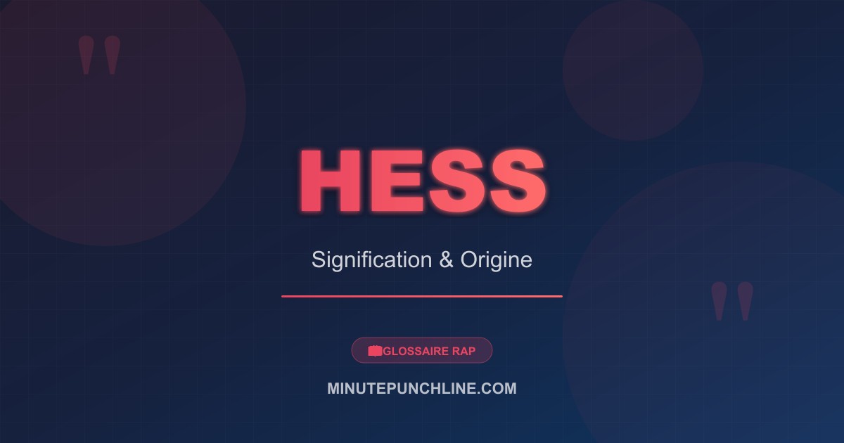 Hess - signification et origine