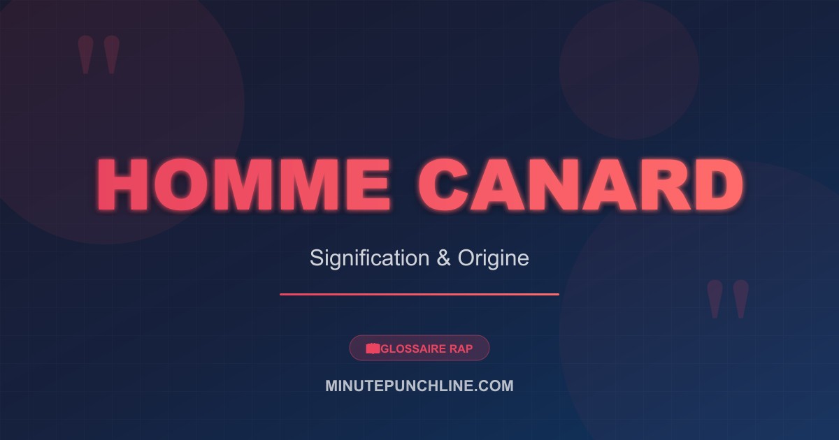 Homme canard - signification et origine