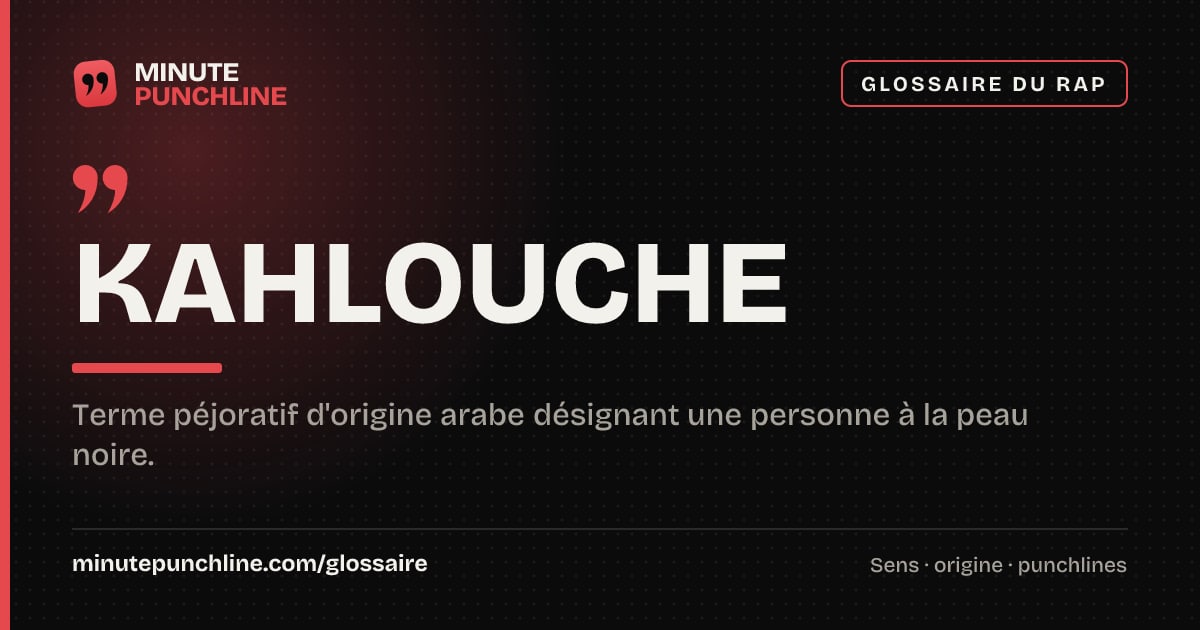 Kahlouche - signification et origine