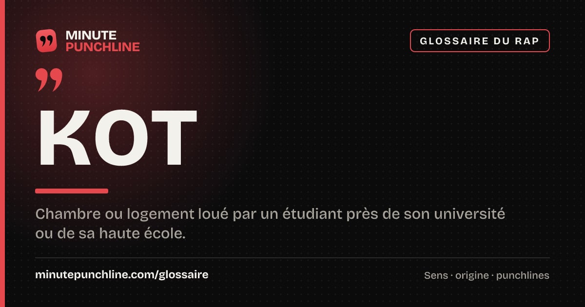 Kot - signification et origine