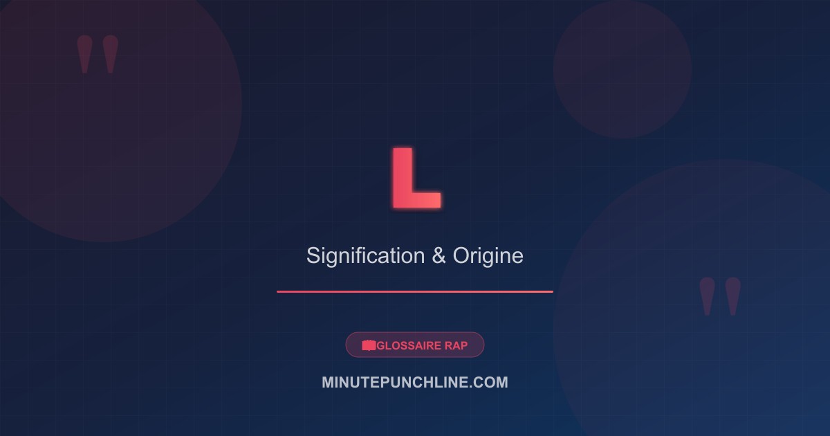 L - signification et origine