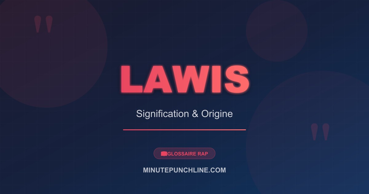 Lawis - signification et origine