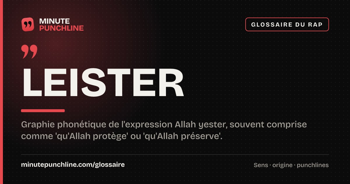 Leister - signification et origine