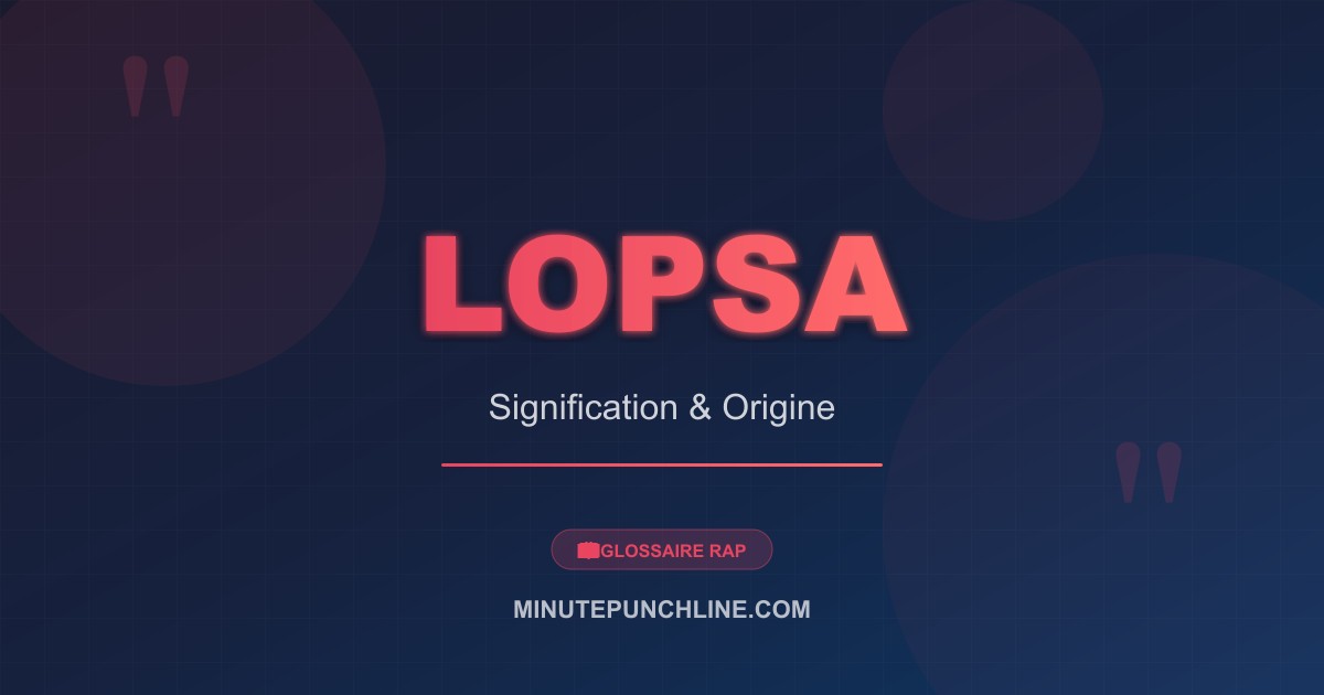 Lopsa - signification et origine