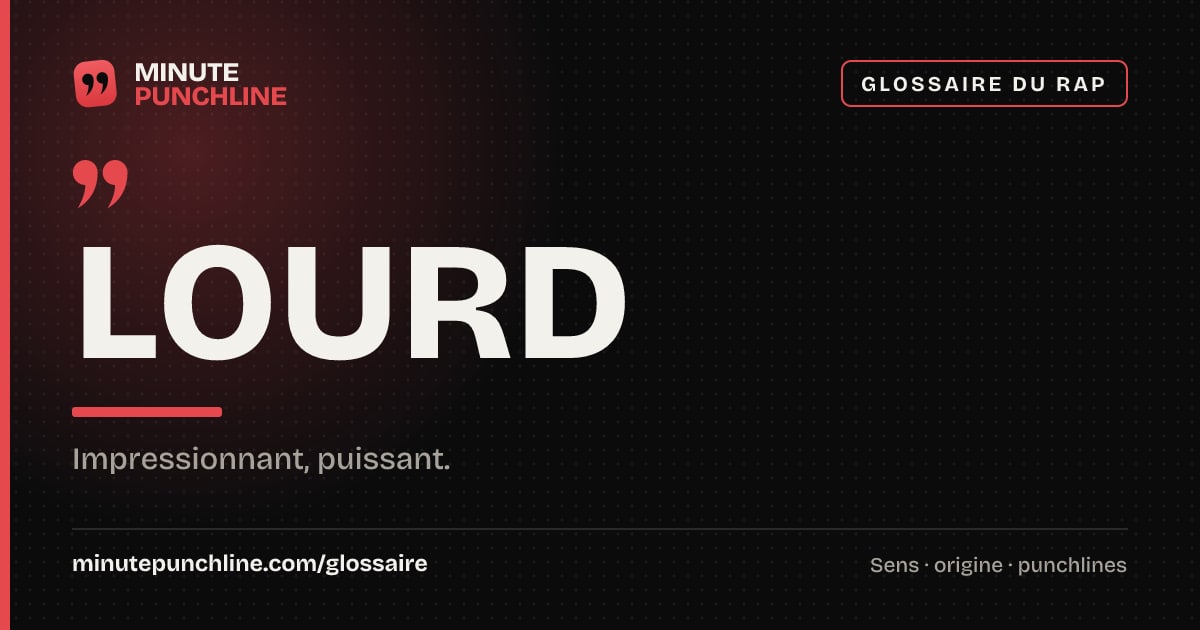 Lourd - signification et origine